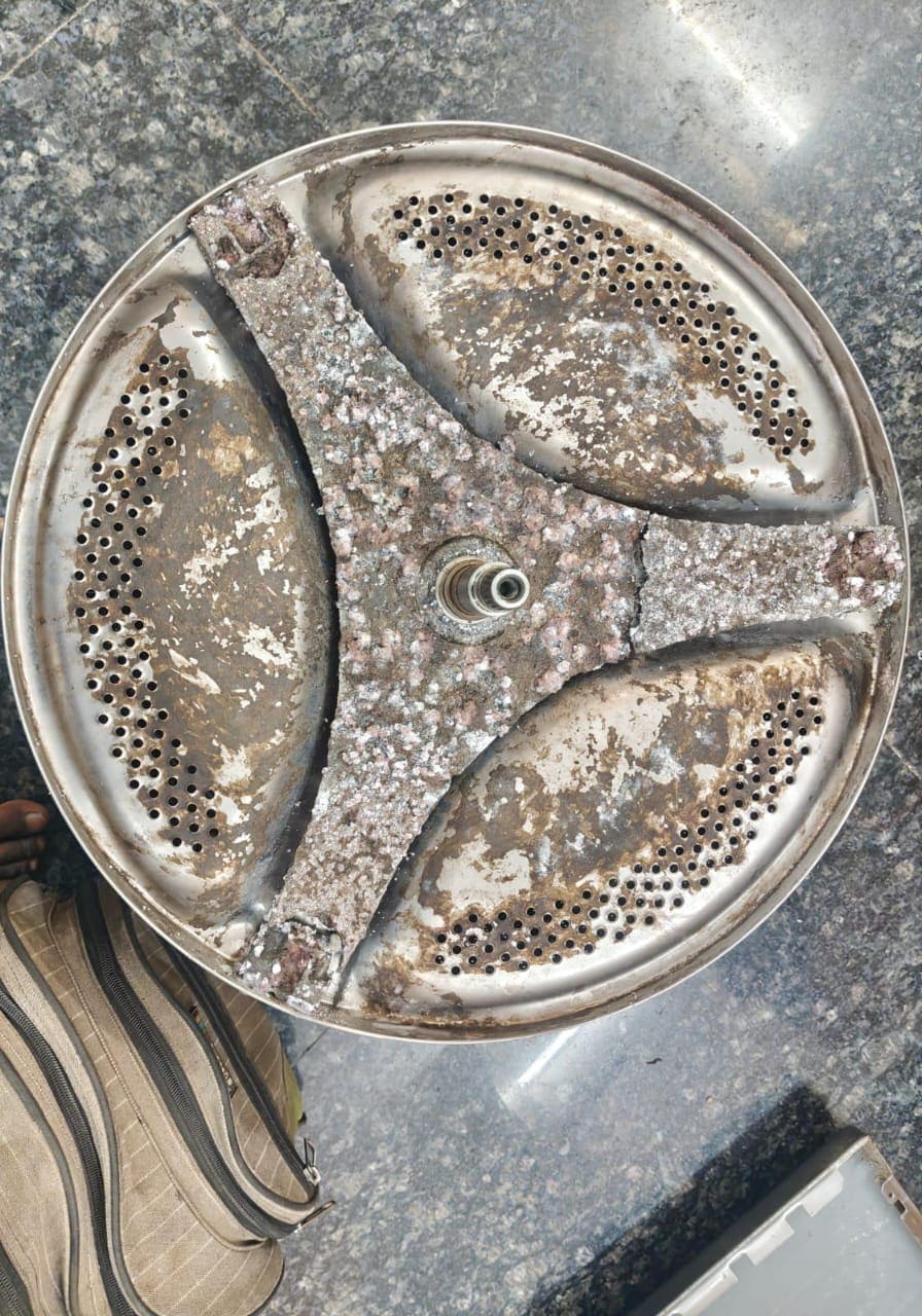 Before Washing Machine Inner Drum Cleaning